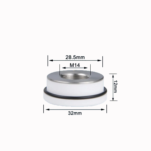 Проставка керамическая D=32 мм H=11,7 мм М14
